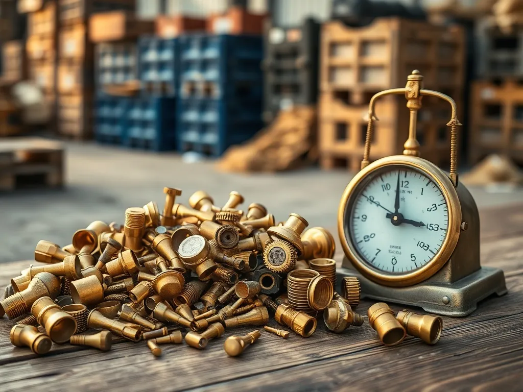 Cena mosiądzu na złomie – jak ją sprawdzić i ile można dostać?